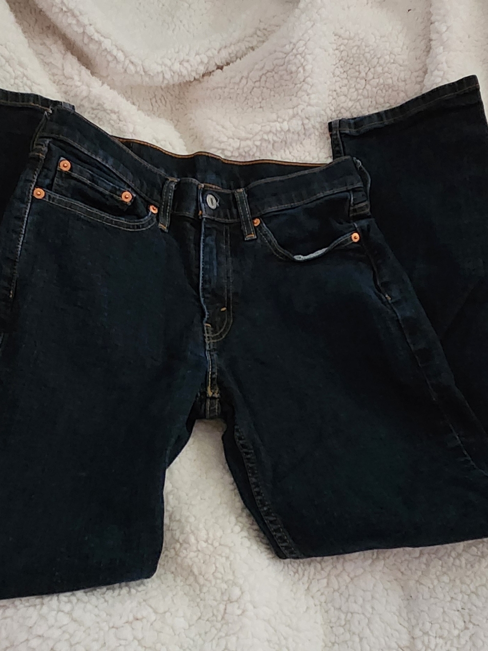 Levi's Women's Dark Blue Straight-Leg Jeans